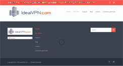 Desktop Screenshot of idealvpn.com