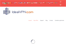 Tablet Screenshot of idealvpn.com